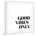thumbnail image 1 of Marmont Hill 'Good Vibes Only' by Dantell Framed Painting Print, 1 of 1