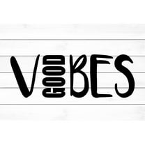 Marmont Hill "Good Vibes" by Diana Alcala Painting Print on White Wood