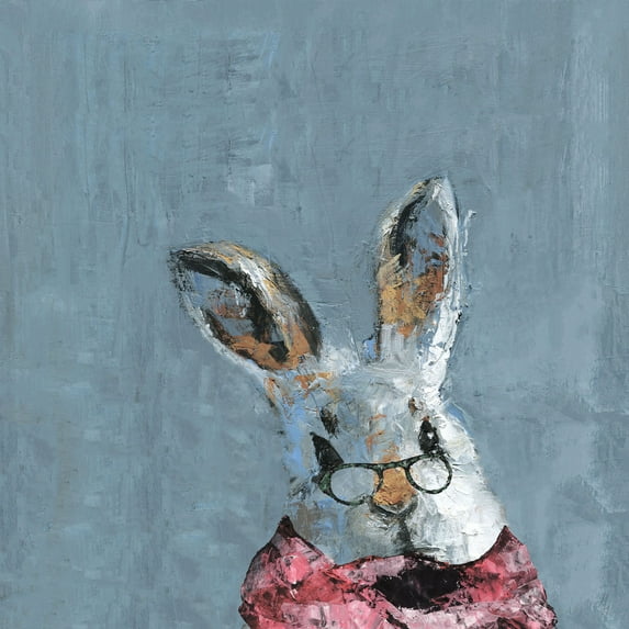 Marmont Hill Granny Bunny Canvas Wall Art
