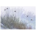 thumbnail image 1 of Marmont Hill - "Gray Trees Magpies" by Chris Vest Painting Print on Wrapped Canvas, 1 of 7