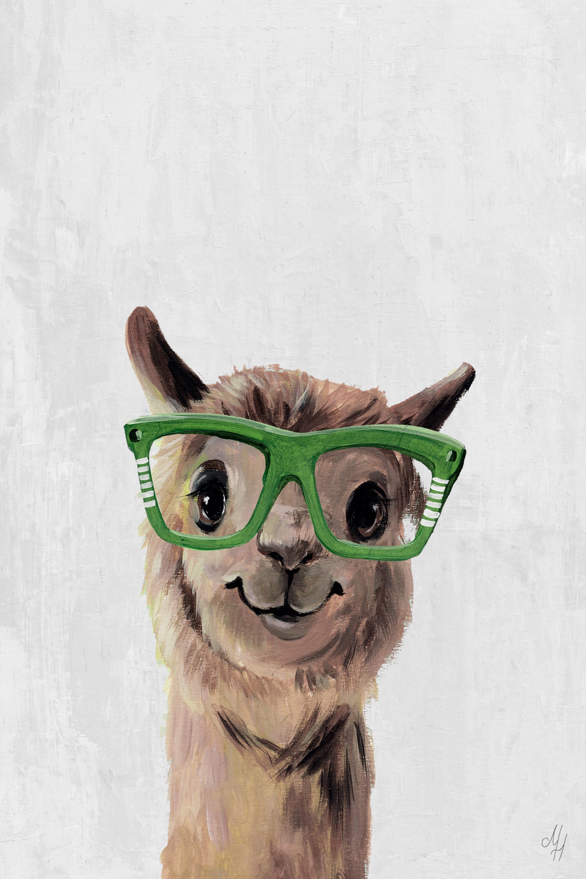 Marmont Hill Green Glasses III Canvas Wall Art