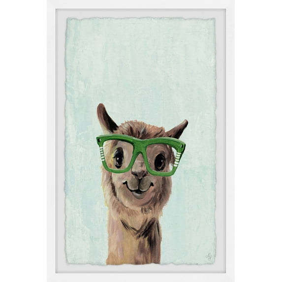 Marmont Hill Green Glasses Ii Framed Wall Art, 20.00" x 1.50"