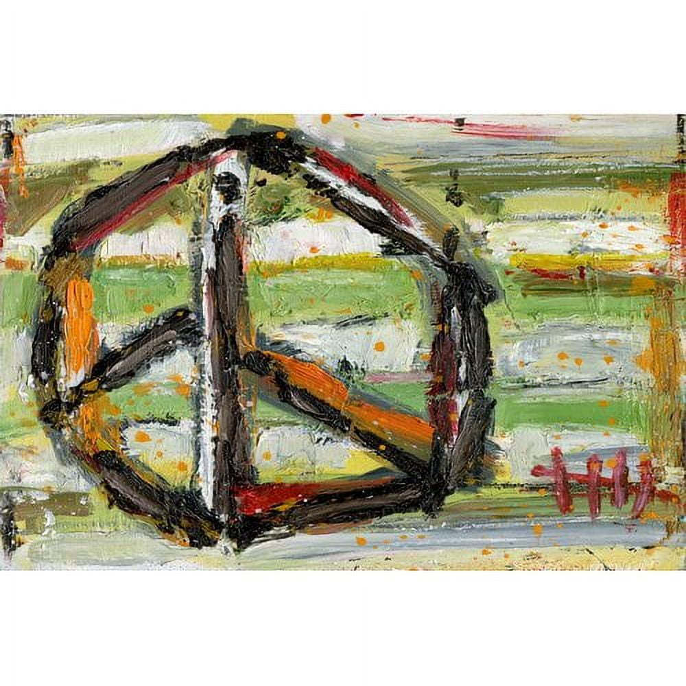 Marmont Hill "Green Peace" by Tori Campisi Painting Print on Canvas
