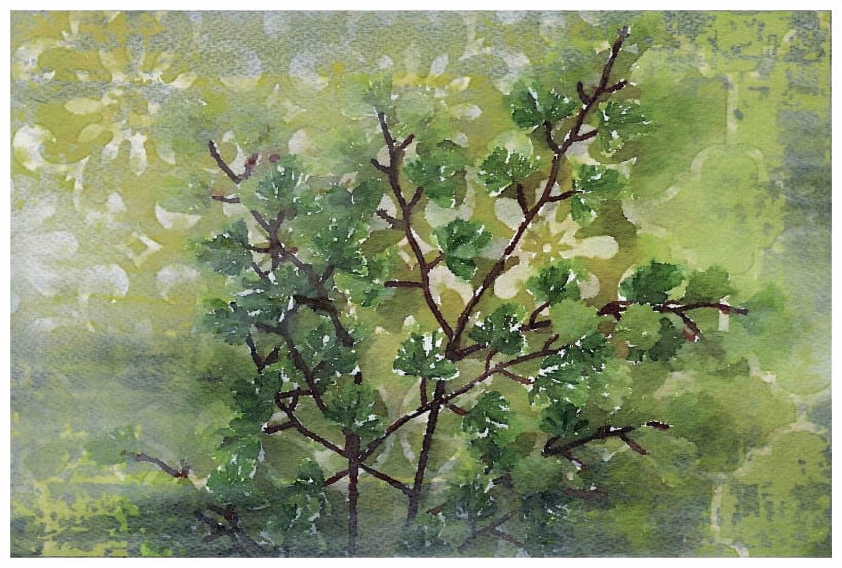 Marmont Hill - "Green Sensation I" by Irena Orlov Painting Print on Wrapped Canvas
