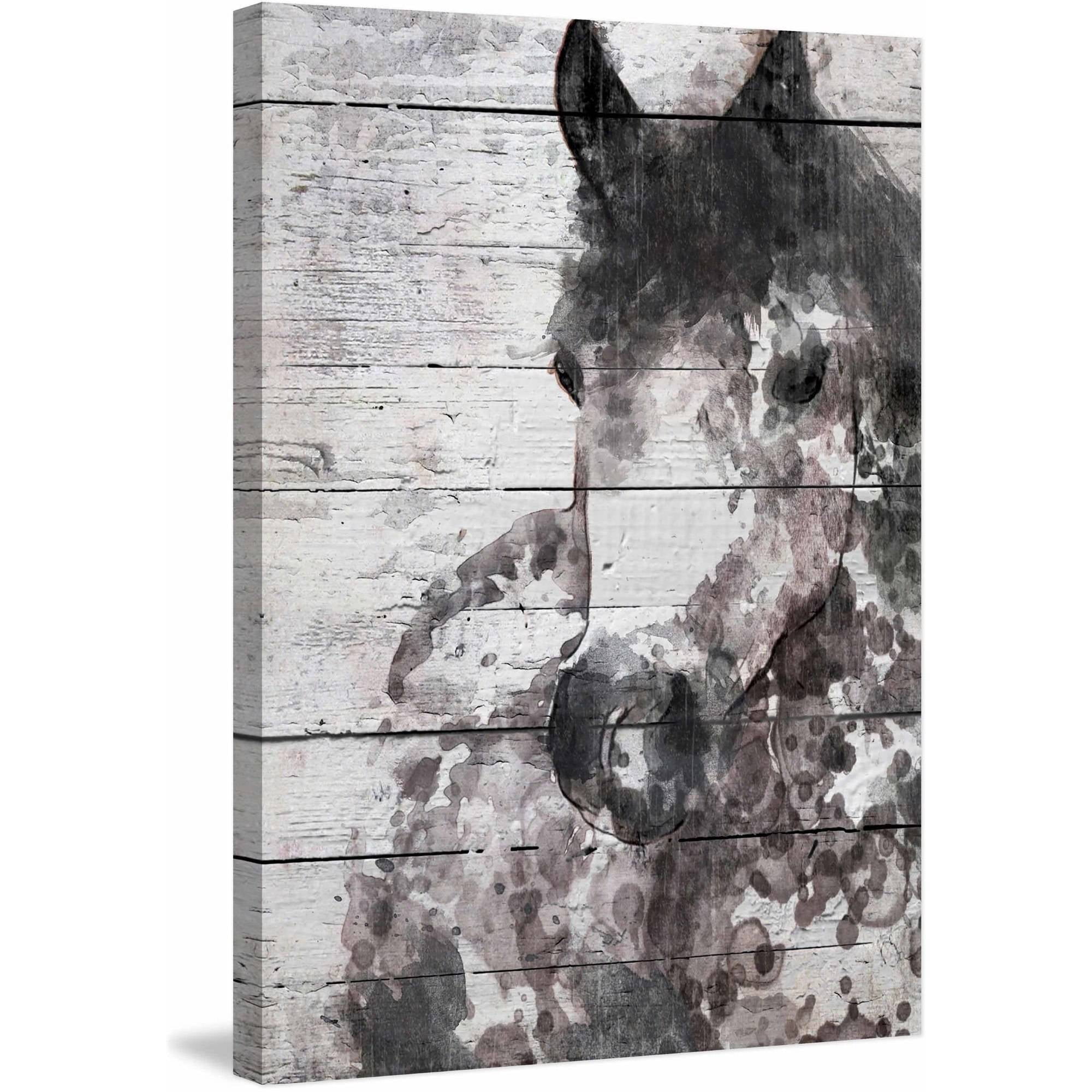 Gray Horse Canvas Print by Irena Orlov, 12" x 18"