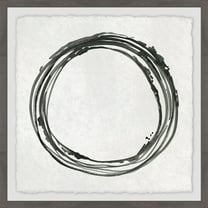 Marmont Hill Grey Infinity Framed Wall Art, 12" x 12"