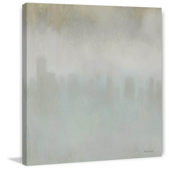 Marmont Hill "Grey Mist" by Rick Novak Painting Print on Wrapped Canvas