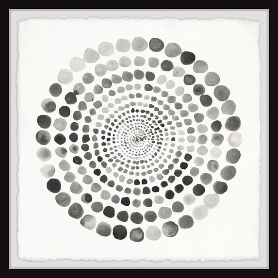 Marmont Hill Grey Paradox Framed Wall Art