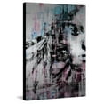 thumbnail image 1 of Marmont Hill "Half Face Beauty" Painting Print on Brushed Aluminum, 1 of 5