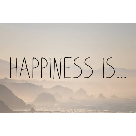 Marmont Hill Happiness Is II Canvas Wall Art