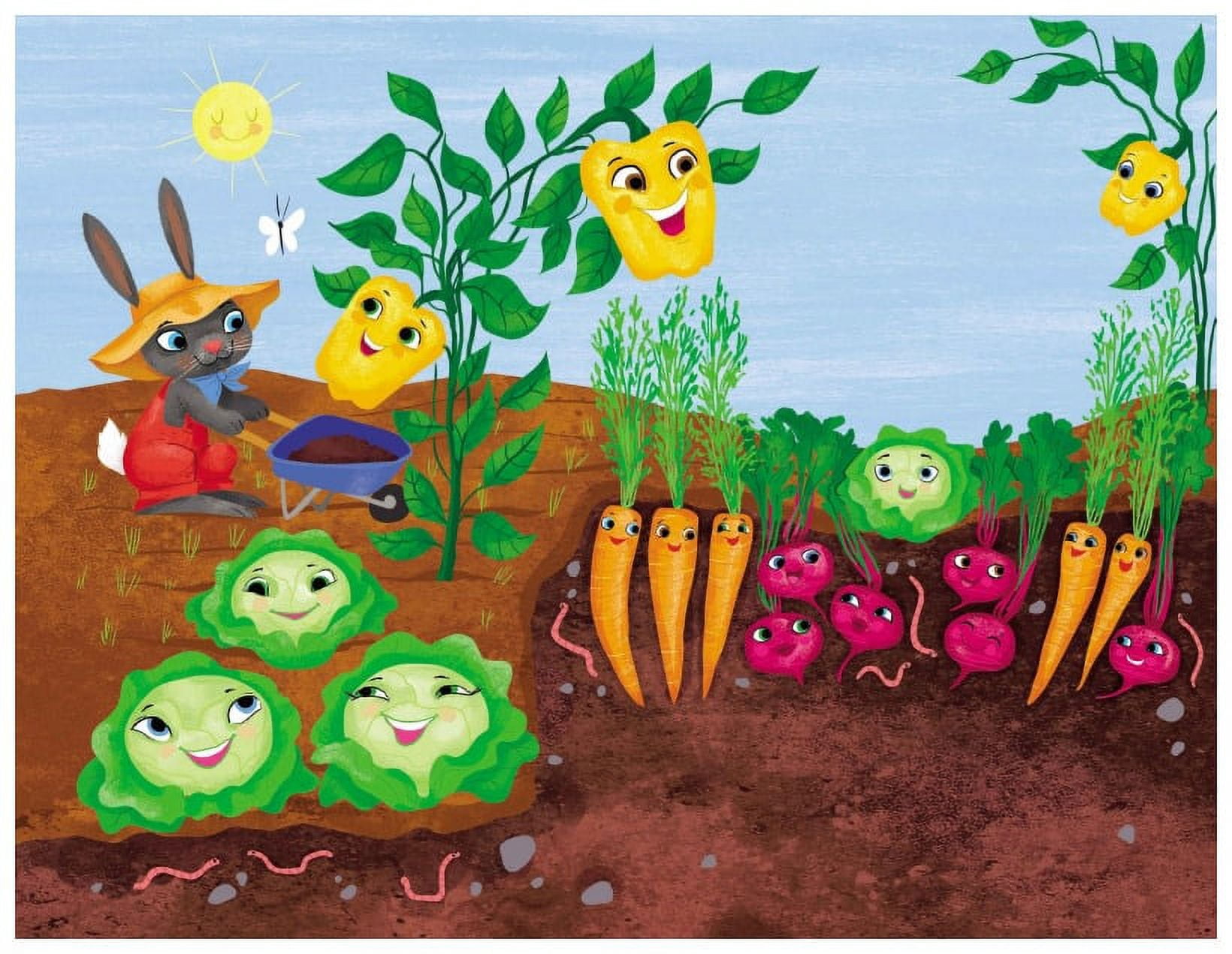 Marmont Hill "Happy Garden" by Curtis Painting Print on Canvas