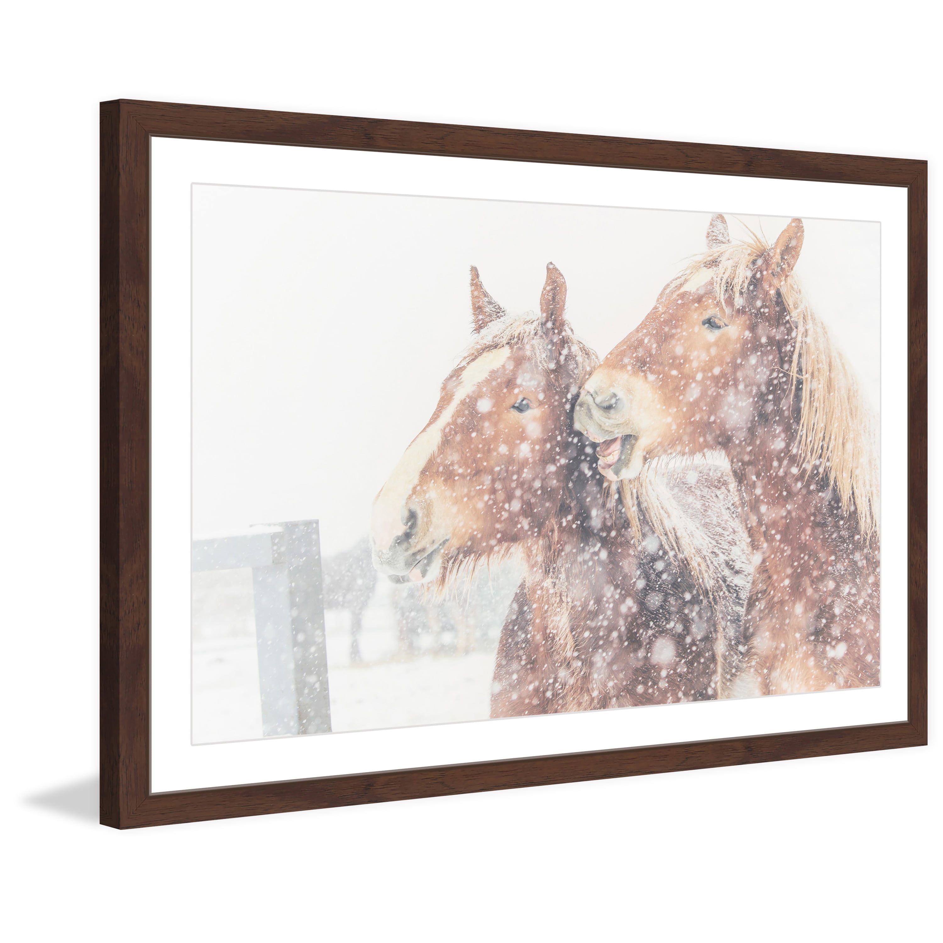Marmont Hill "Happy Horses" Framed Painting Print