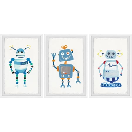 Marmont Hill Happy Robot Triptych
