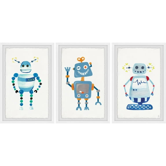 Marmont Hill Happy Robot Triptych
