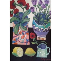 Marmont Hill "Happy Still Life with Lemon" Painting Print on Canvas