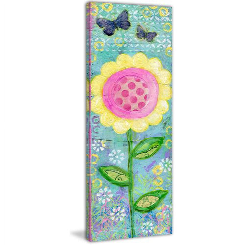 Marmont Hill "Happy Today" by Jill Lambert Painting Print on Wrapped Canvas