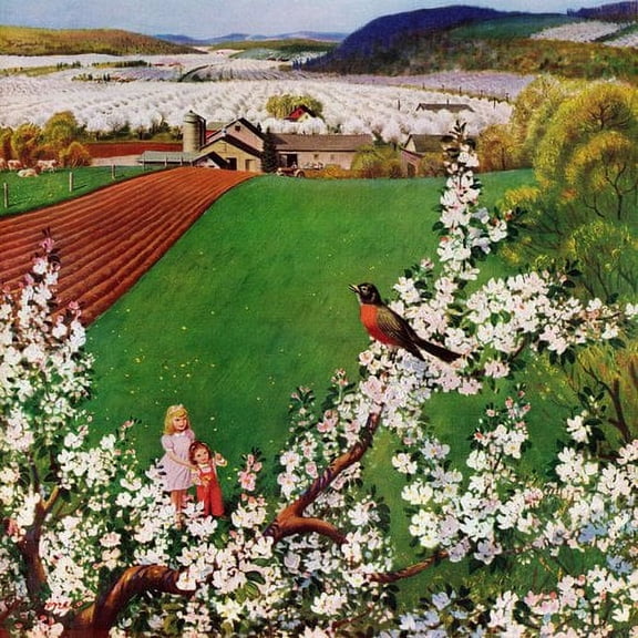 Marmont Hill "Harbinger of Spring" by John Clymer Painting Print on Canvas
