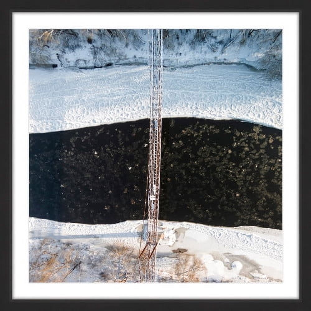 Marmont Hill "Hazardous Crossing" By Karolis Janulis Framed Painting Art Print, 24.0" x 1.5"
