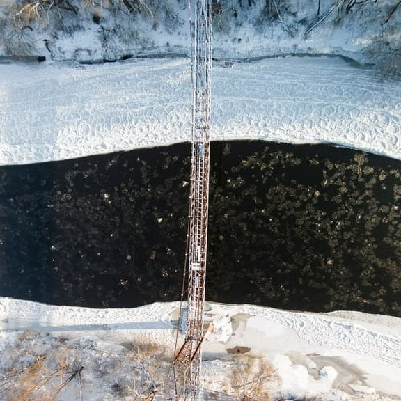 Marmont Hill "Hazardous Crossing" by Karolis Janulis Painting Print on Wrapped Canvas