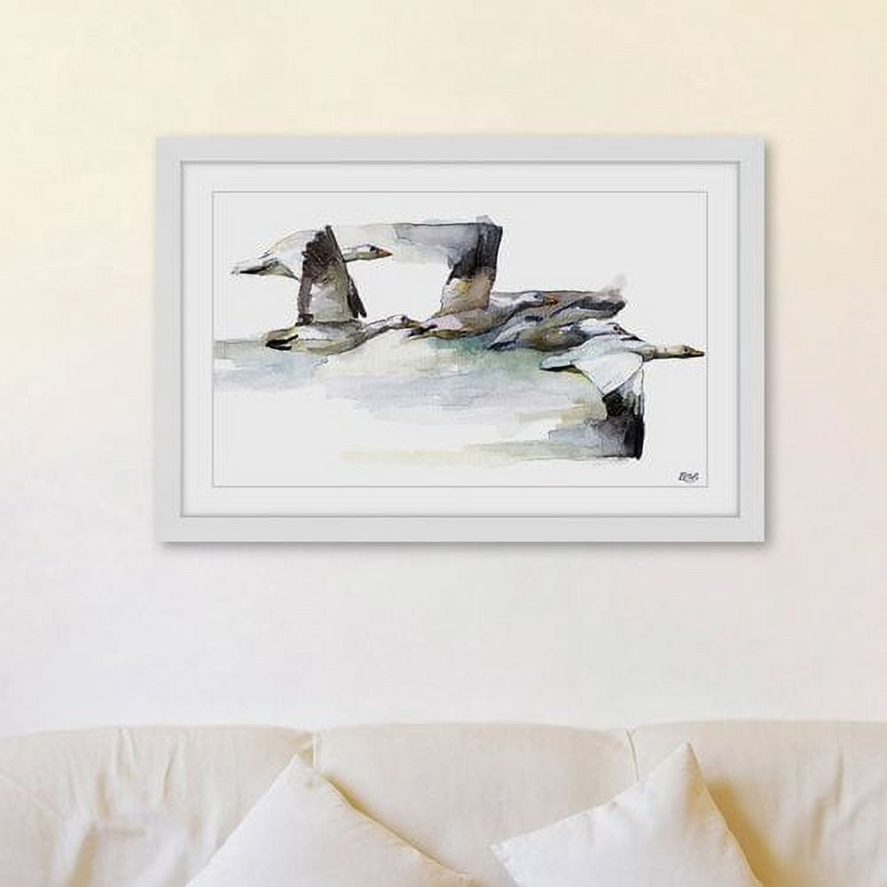 Marmont Hill "Heading South" By Rachel Byler Framed Painting Art Print, 45.0" x 1.5"