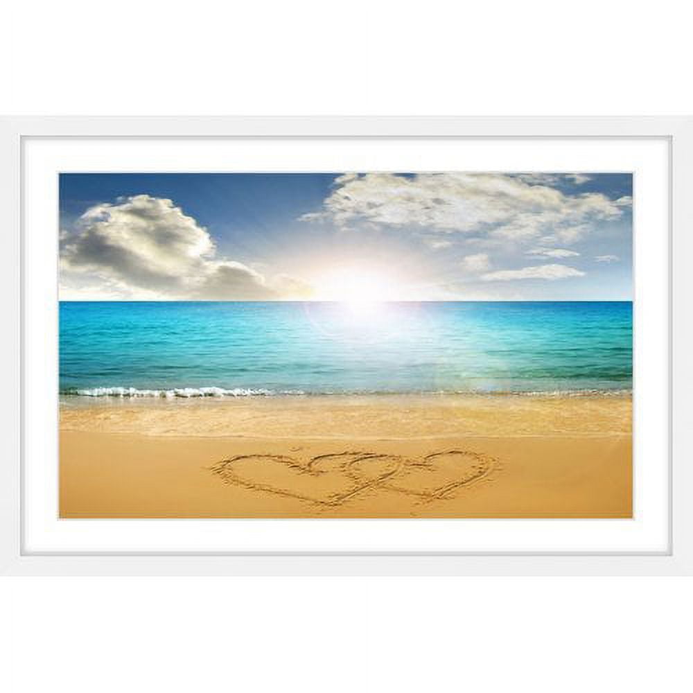 Marmont Hill "Hearts Linked" Framed Painting Print
