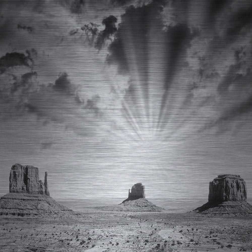 Marmont Hill - "Heaven Shine" Painting Print on Brushed Aluminum