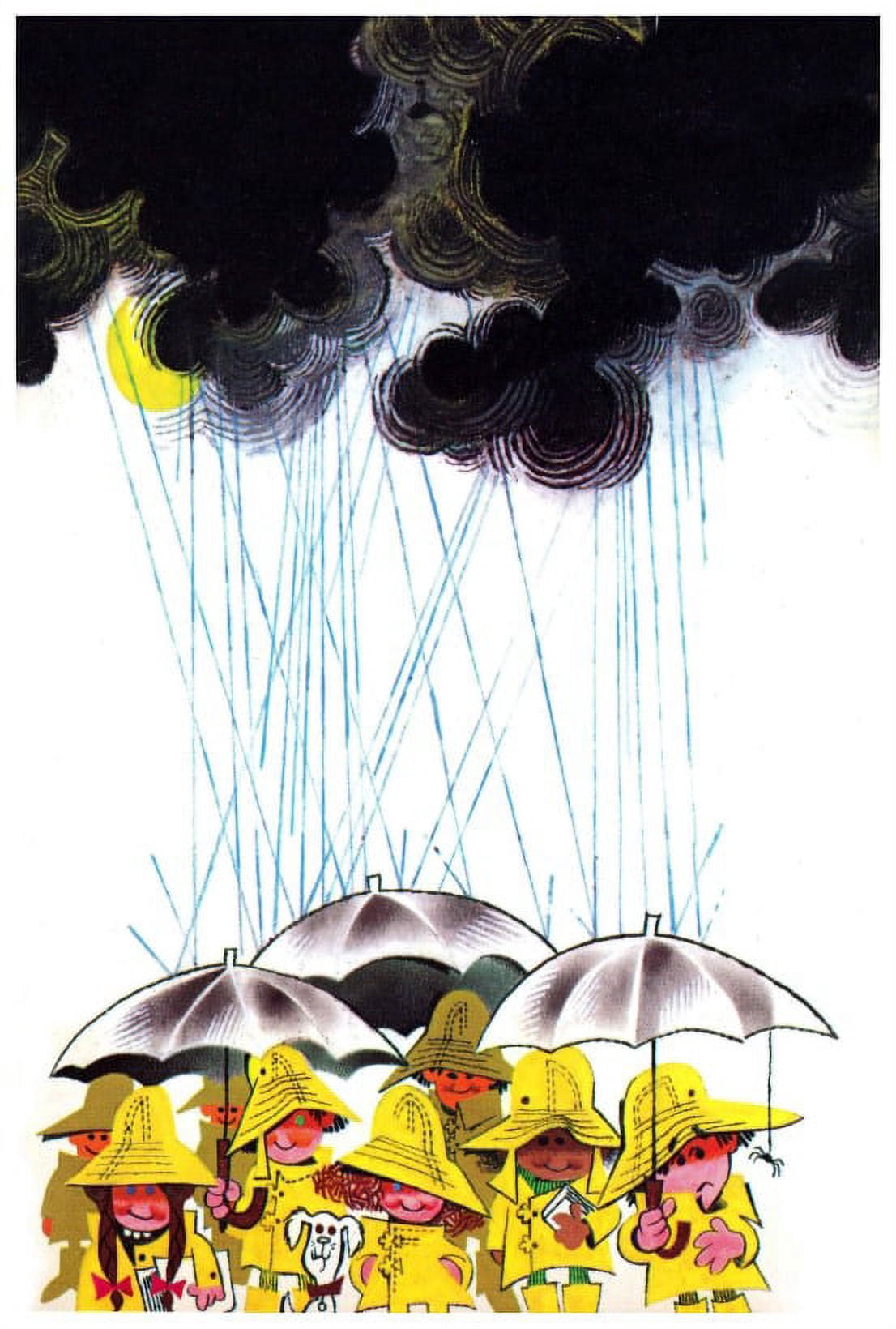 Marmont Hill "Heavy Rain" by Curtis Painting Print on Canvas