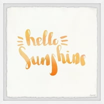 Marmont Hill Hello Sunshine III Framed Wall Art