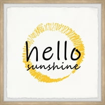 Marmont Hill Hello Sunshine IV Framed Wall Art