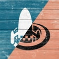 thumbnail image 1 of Marmont Hill - "Hidden Ship" Painting Print on White Wood, 1 of 5