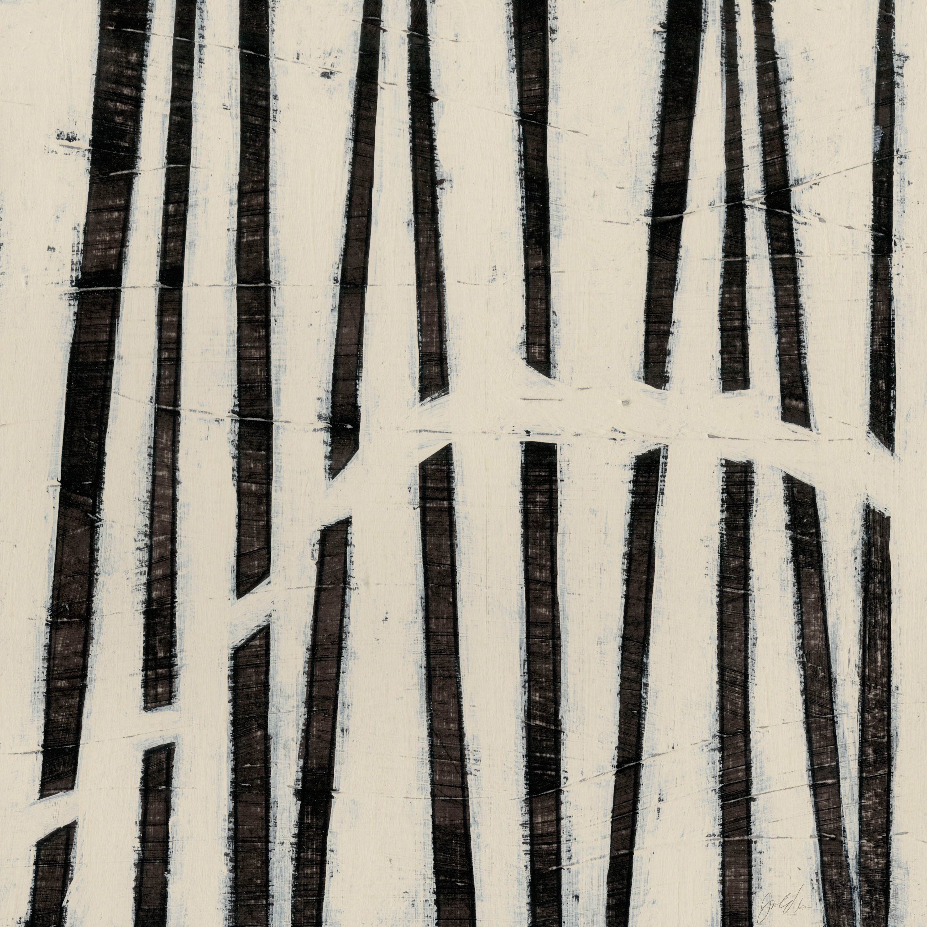 Marmont Hill "Hieroglyph I" Painting Print on Wrapped Canvas