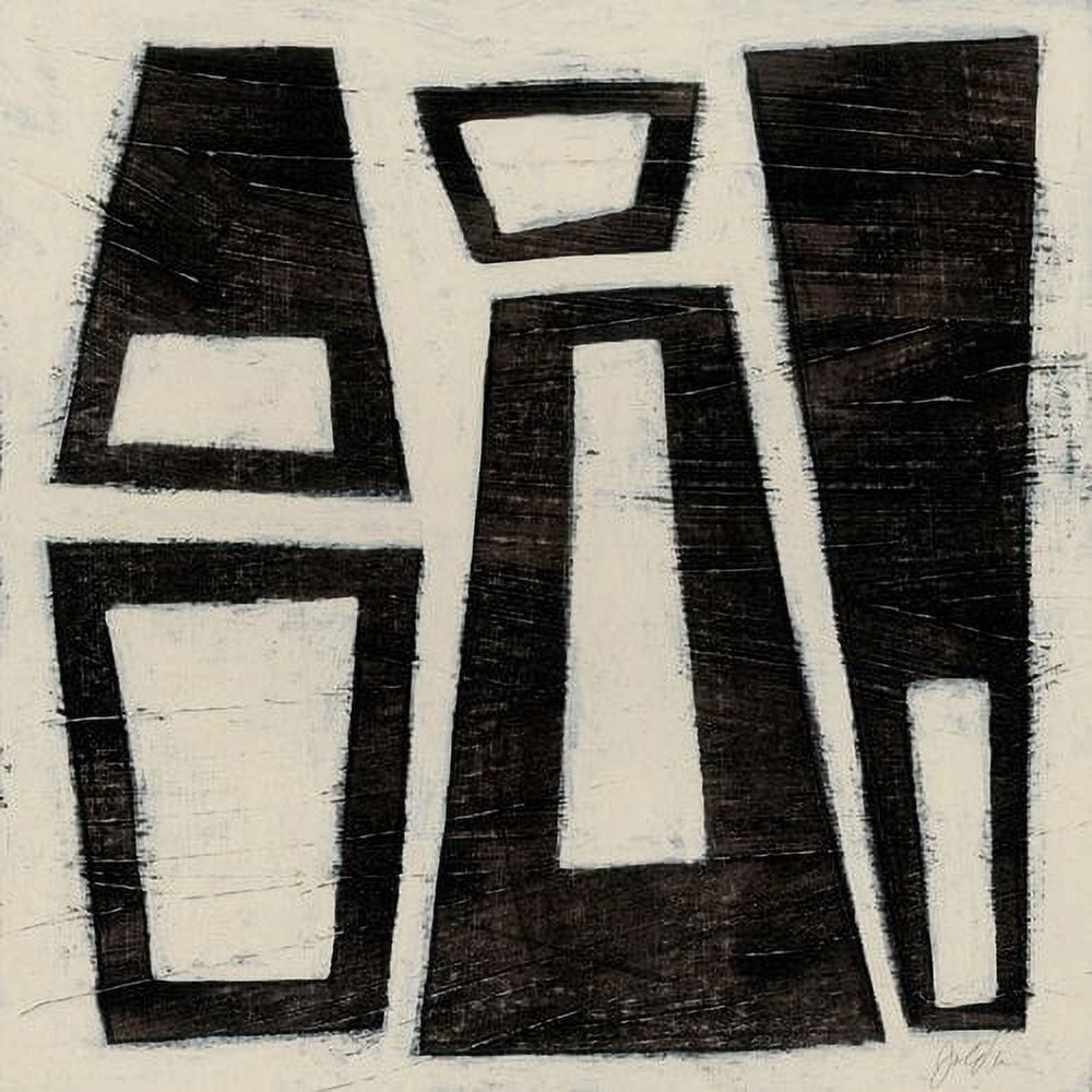 Marmont Hill "Hieroglyph IV" Painting Print on Wrapped Canvas