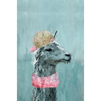 Marmont Hill Hiphop Llama Canvas Wall Art