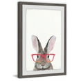 thumbnail image 1 of Marmont Hill Hippie Bunny Framed Wall Art, 12.00" x 1.50", 1 of 6