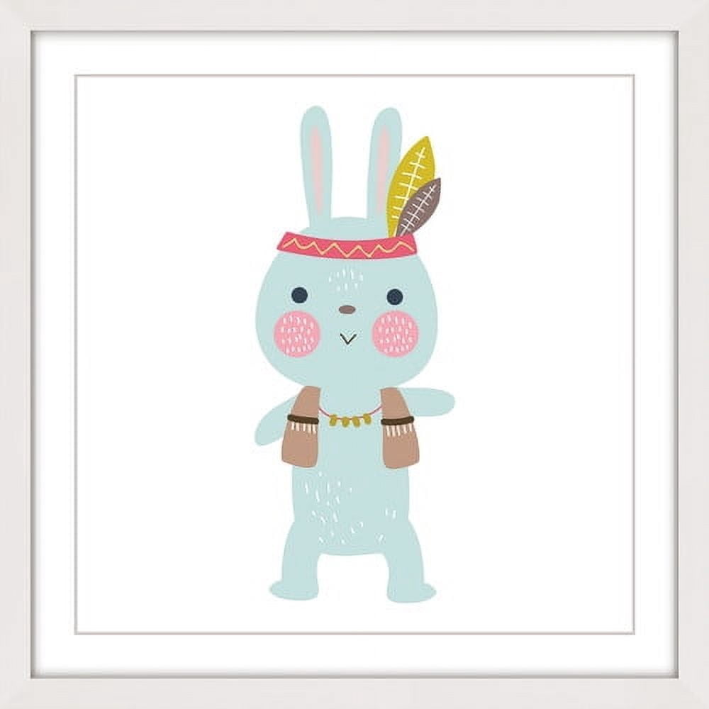 Marmont Hill "Hipster Bunny" by Shayna Pitch Framed Painting Print