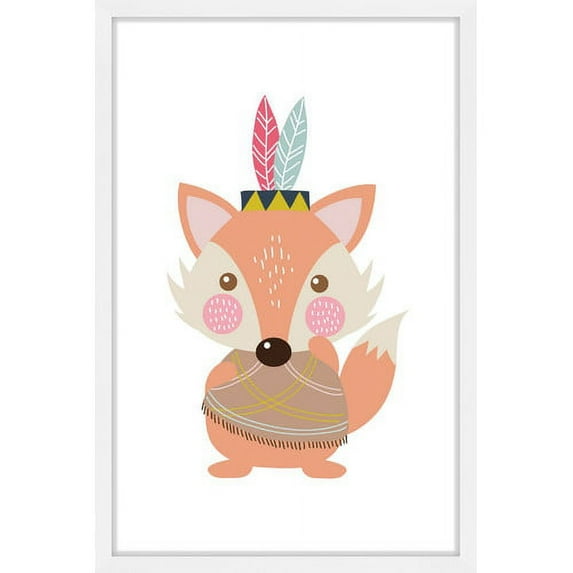 Marmont Hill "Hipster Fox" by Shayna Pitch Framed Painting Print