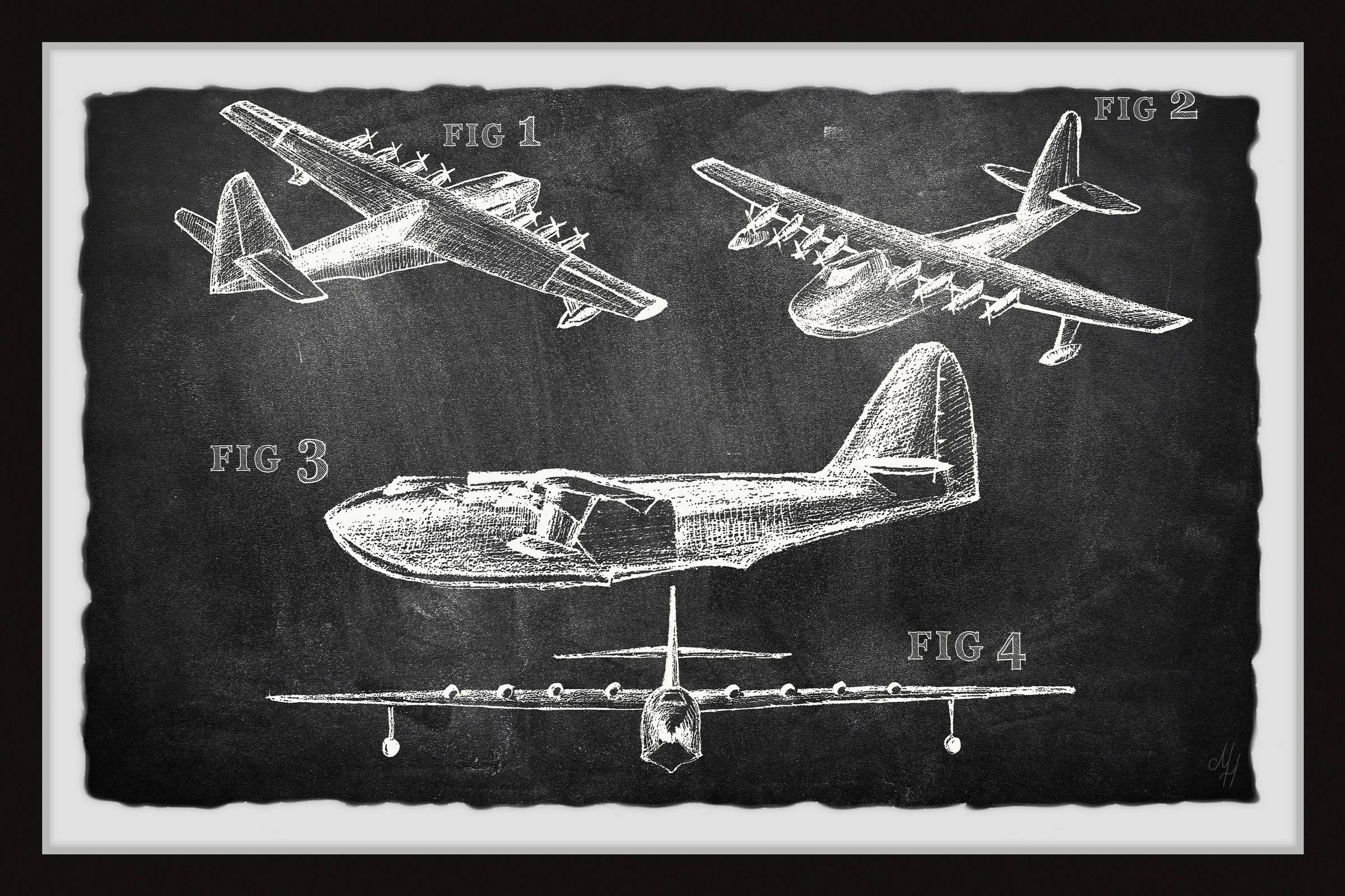 Marmont Hill Historical Airplane II Framed Wall Art