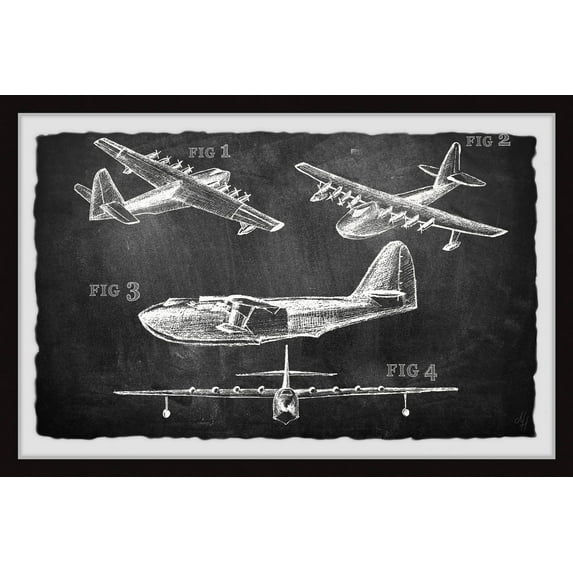 Marmont Hill Historical Airplane II Framed Wall Art