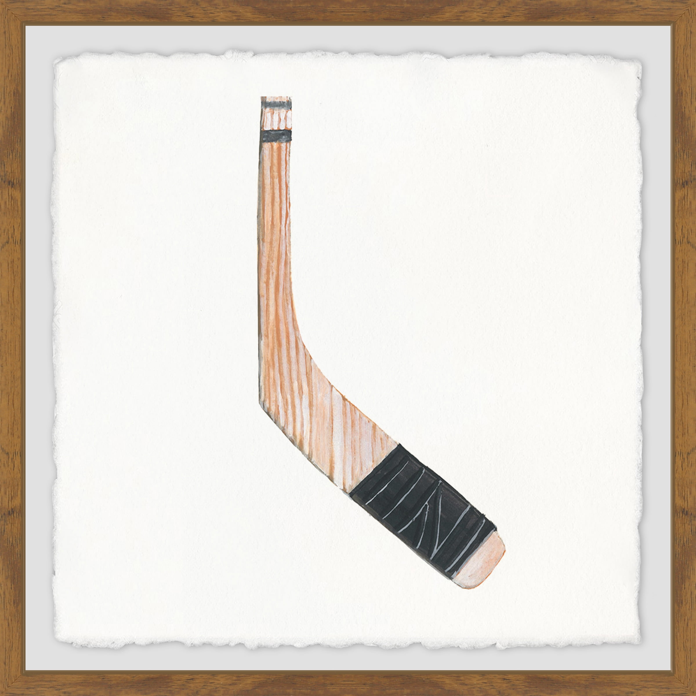 Marmont Hill Hockey Stick Framed Wall Art, 18" x 1.5"