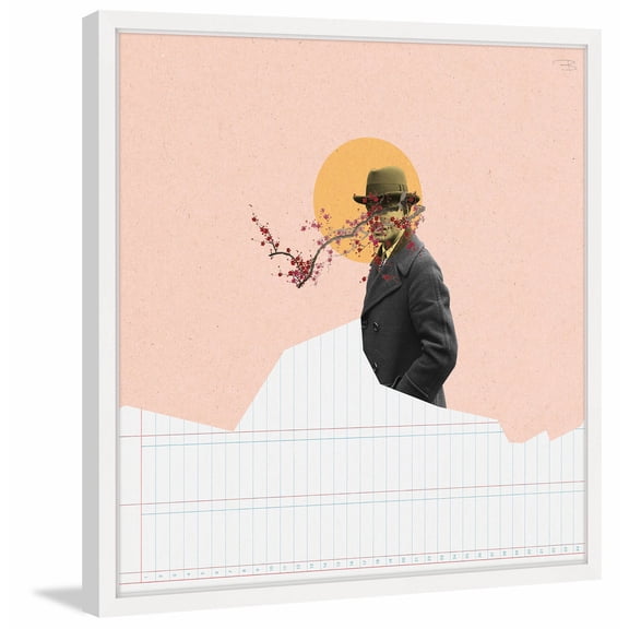 Marmont Hill "Hombre Sol Rosa" by Bengoa Vazquez Framed Painting Print