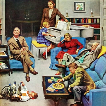 Marmont Hill Home Recital John Falter Painting Print On Canvas