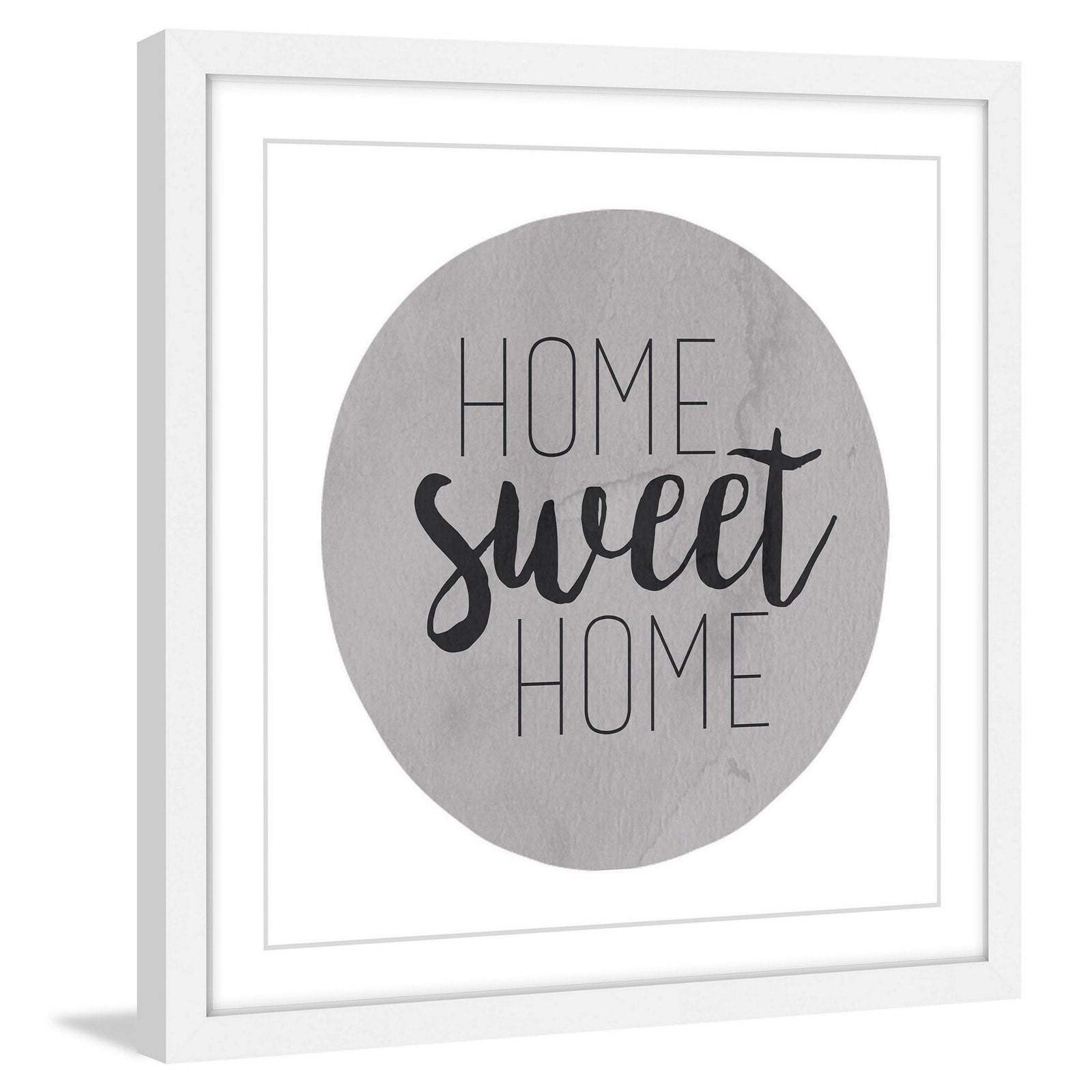 Marmont Hill "Home Sweet Home" by Diana Alcala Framed Painting Print