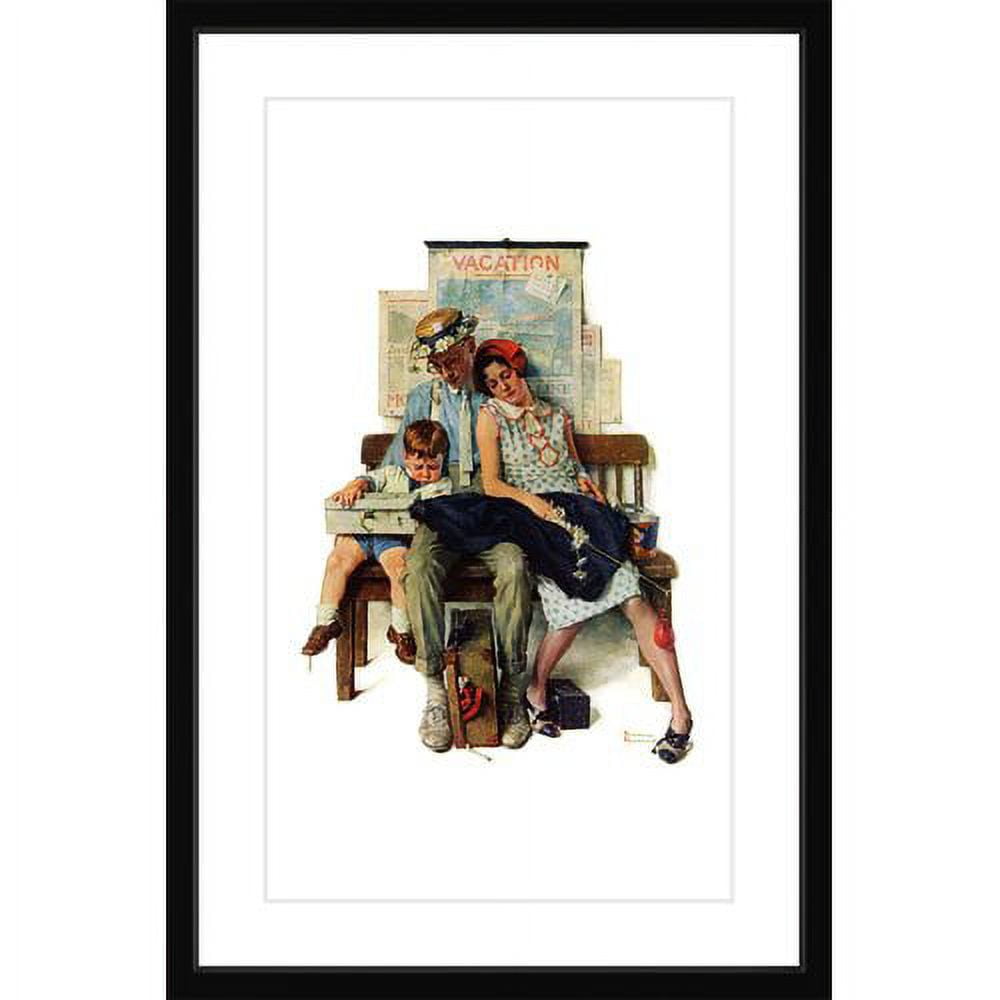 Norman Rockwell Home from Vacation Canvas Print, 14" x 20"