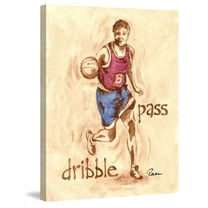 Marmont Hill "Hoopster" by Reesa Qualia Painting Print on Wrapped Canvas