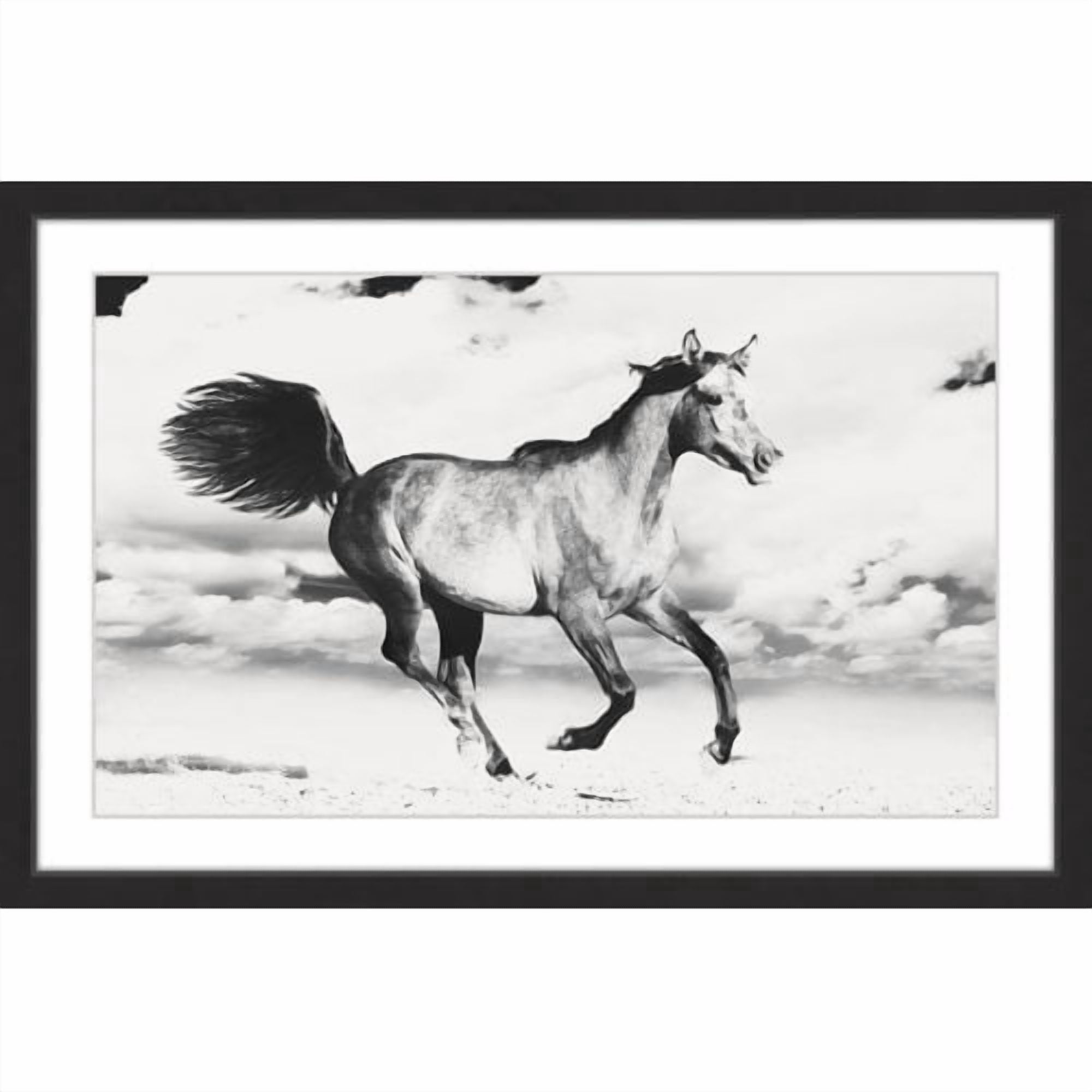 Marmont Hill "Horse Dance" Framed Painting Print