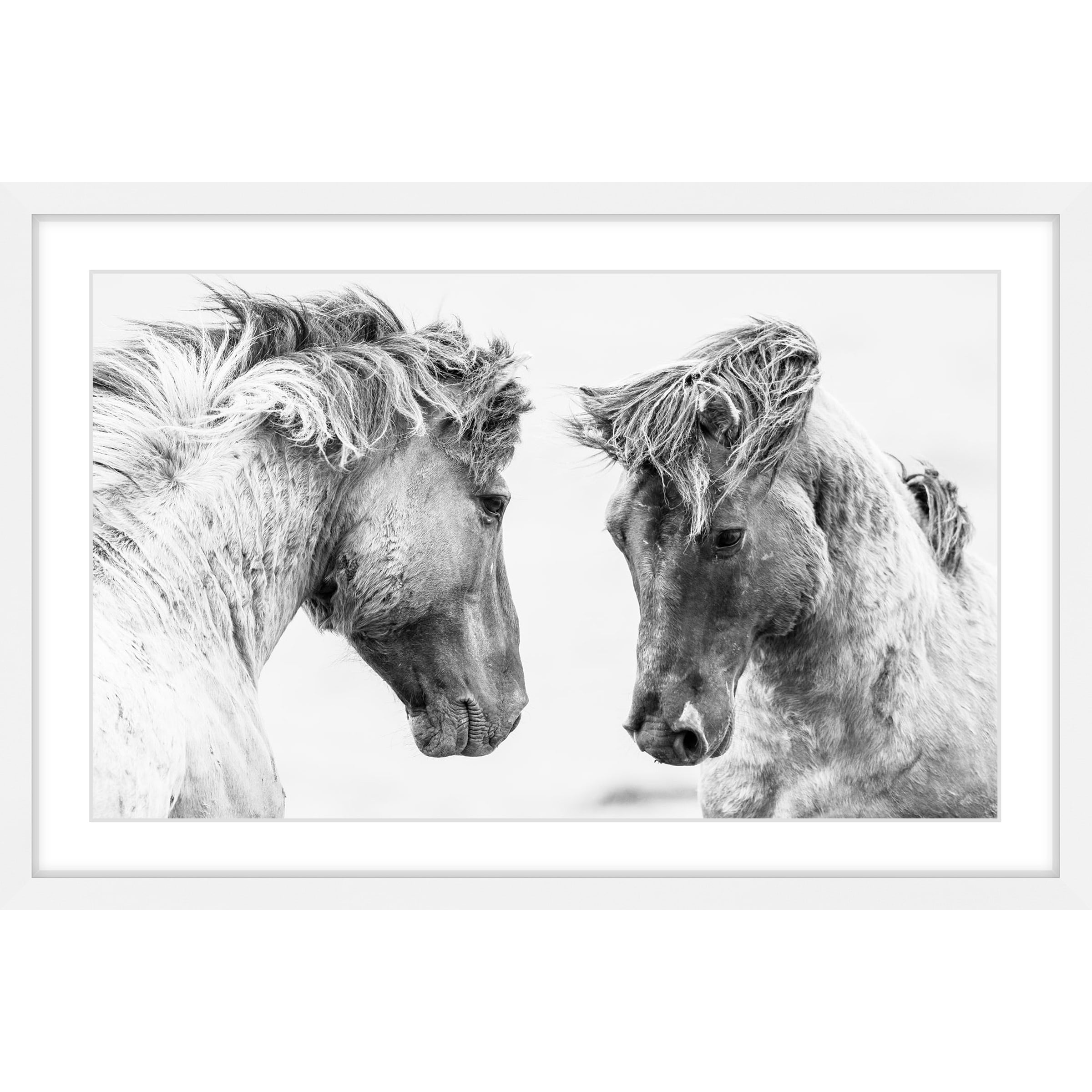 Marmont Hill Horse Pair Framed Wall Art