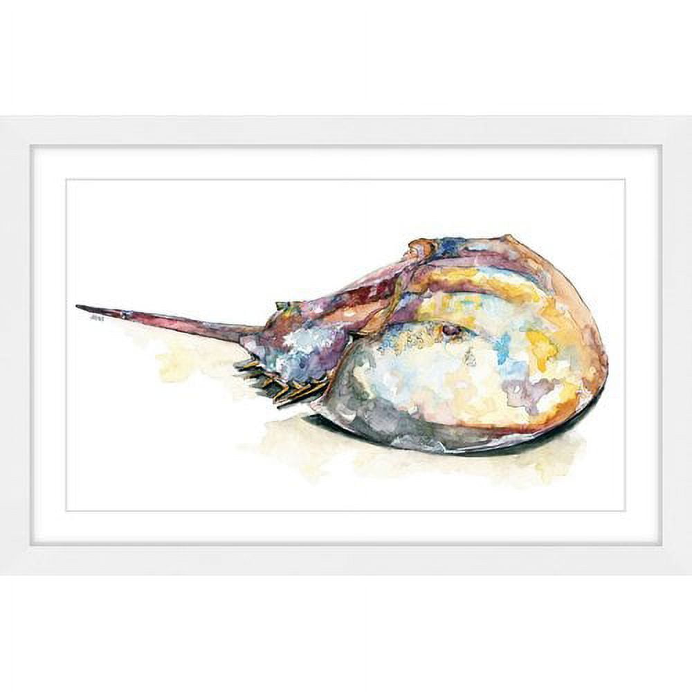 Marmont Hill "Horseshoe Crab" by Rachel Byler Framed Painting Print