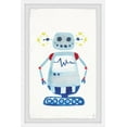 thumbnail image 1 of Marmont Hill I Am A Blue Robot Framed Wall Art Print, 24.00" x 1.50", 1 of 6