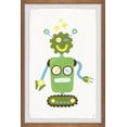 thumbnail image 1 of Marmont Hill I Am A Green Robot Framed Wall Art, 8.00" x 1.50", 1 of 6
