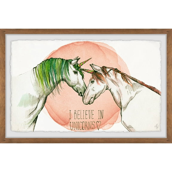 Marmont Hill I Believe in Unicorns II Framed Wall Art